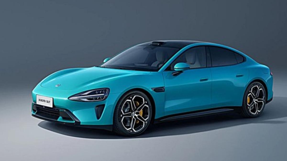 小米電動車SU7,外界曾認為它有抄襲保時捷之嫌。(圖片來源/小米)