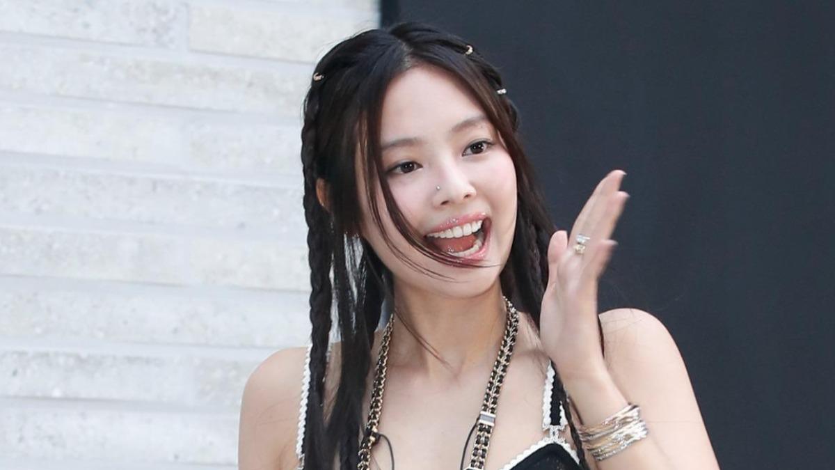 韓流女王Jennie來台。（圖／news1提供）
