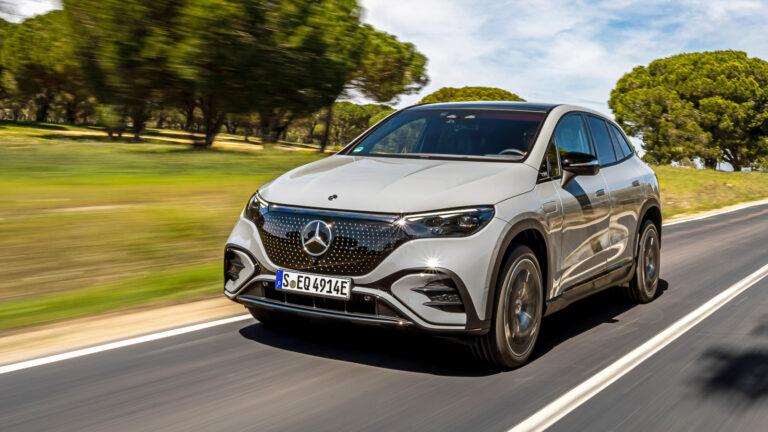 EQE SUV擠進2025年台灣電動車銷售排名第10名。（圖／Mercedes-Benz提供）