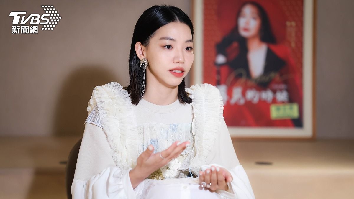 洪佩瑜被翁倩玉詮釋的「楊玉英」一角深深吸引。(圖/張哲鳴攝)