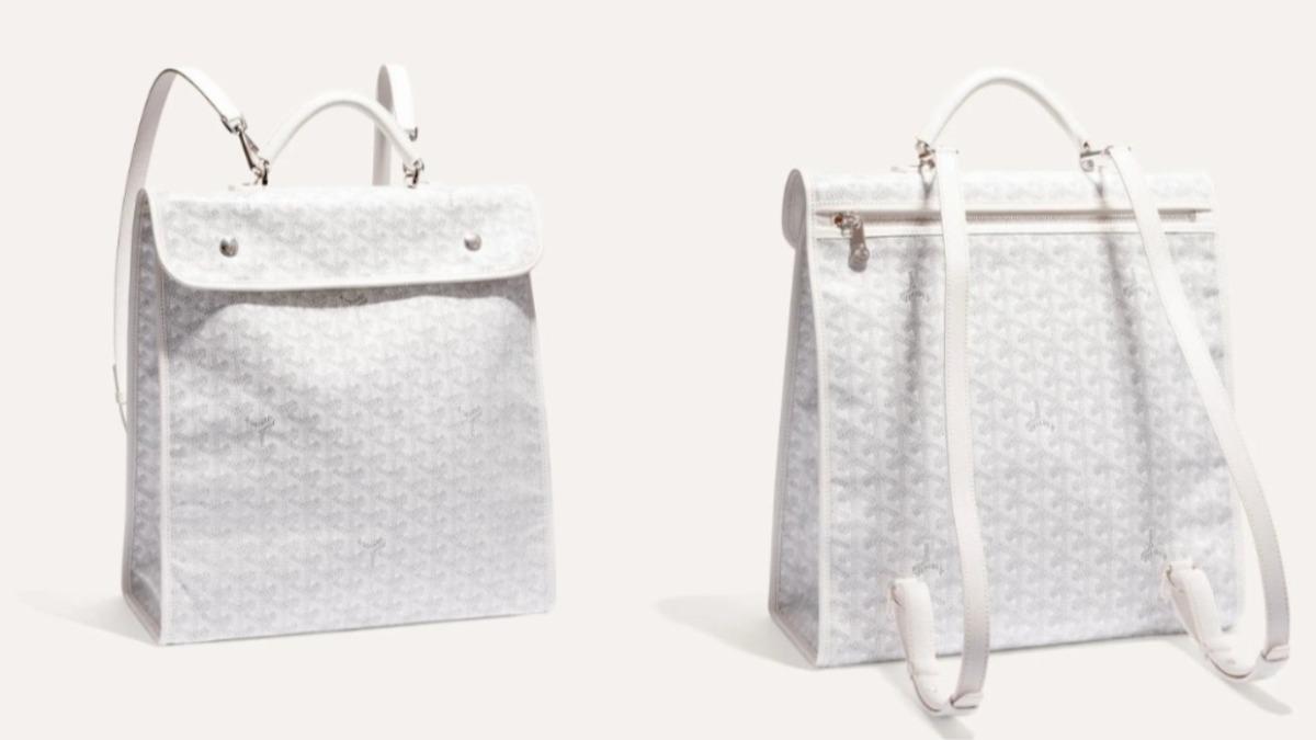 輪廓現代俐落,輕巧卻容量充足。(圖/翻攝自Goyard)