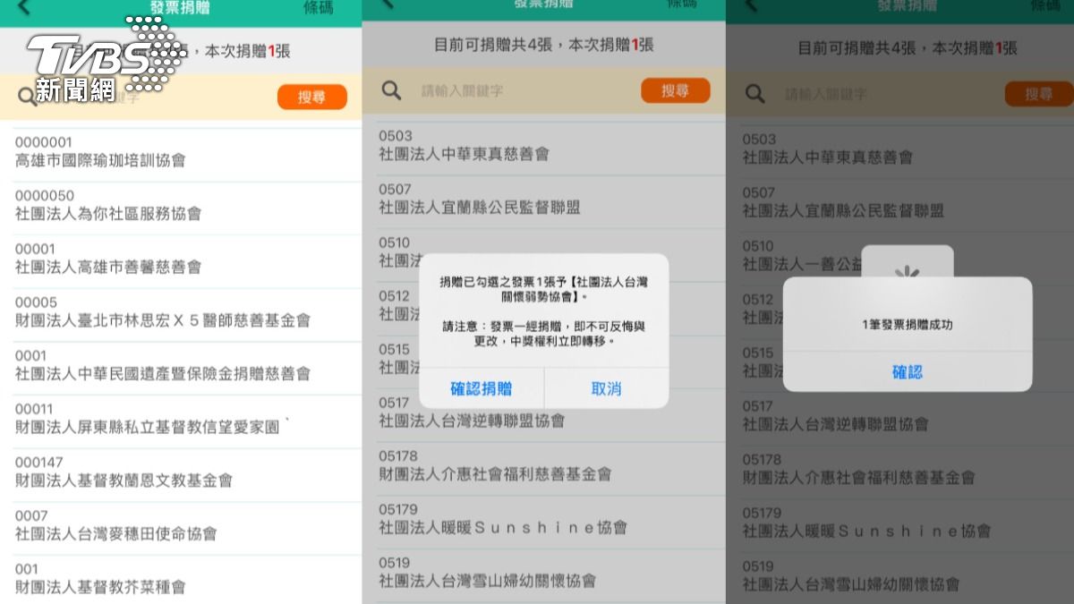 發票-電子發票-載具-愛心碼-捐贈-公益團體-捐贈-統一發票
