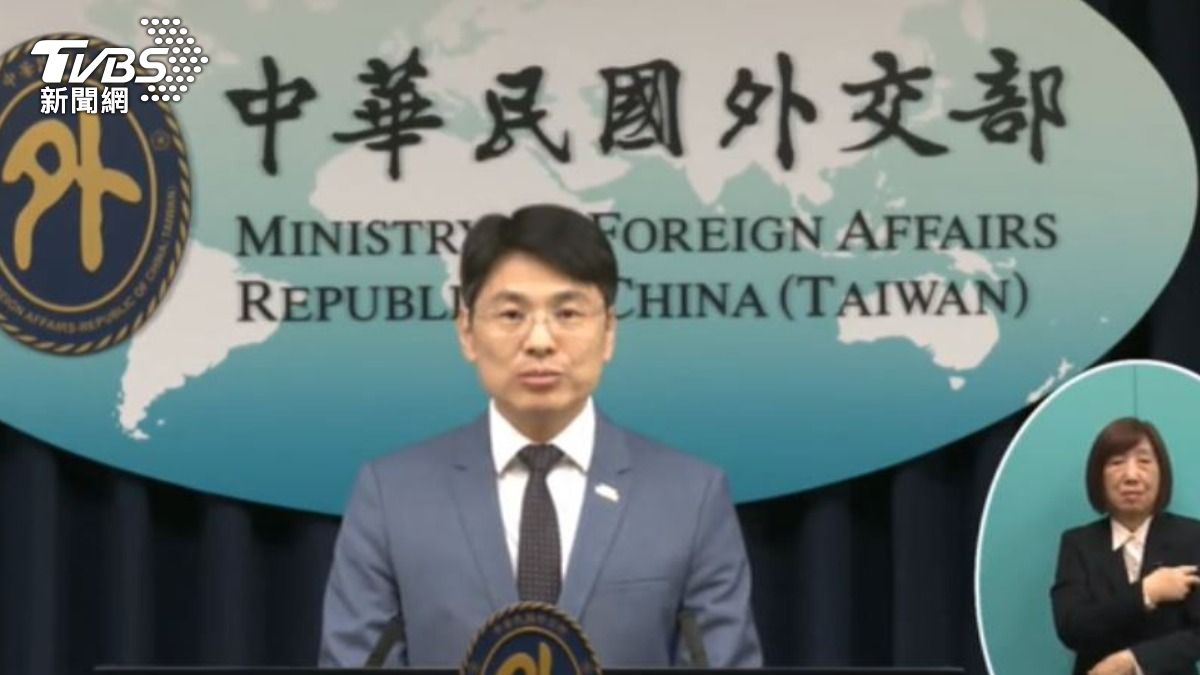 外交部發言人蕭光偉。(圖/TVBS)