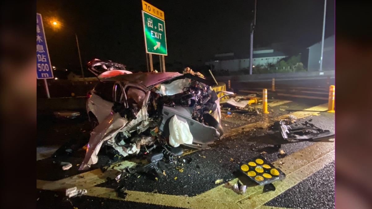 國道1號楊梅段驚傳自撞 31歲駕駛送醫不治身亡