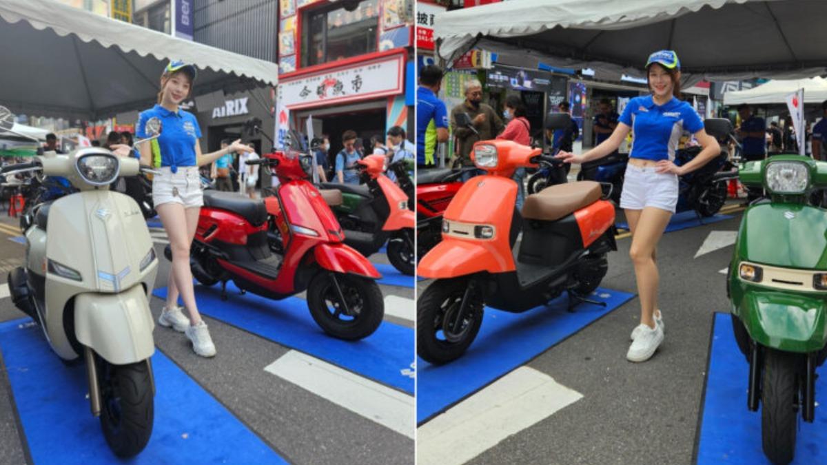 Suzuki在12月份掛牌數1,809輛排在第5名,當中包含電動機車248台。(圖/翻攝自台鈴機車臉書)