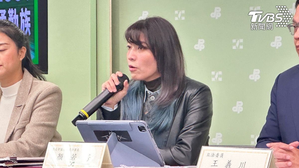 顏若芳批評蔣萬安未積極與北市藍委溝通。(圖/潘袁詩羽攝)