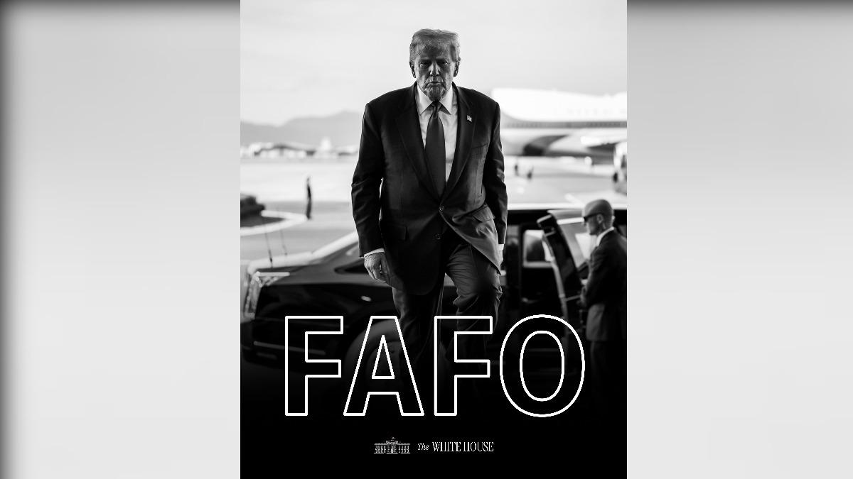 嗆爆馬杜洛!白宮貼川普照喊「FAFO」 4字母縮寫含義曝光