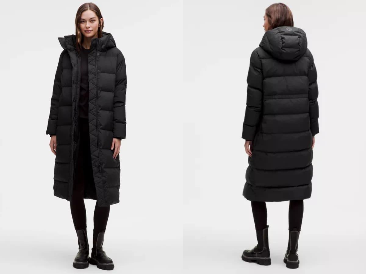 lululemon Wunder Puff 600 長款羽絨外套主打機能與日常兼容，長度及小腿肚。（圖／翻攝自lululemon官網）