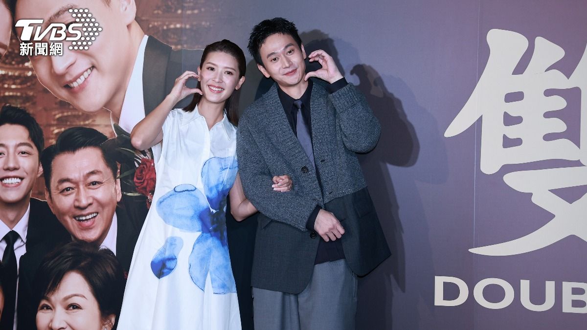 劉冠廷、余香凝在《雙囍》飾演新婚夫妻。(圖/黃城碩攝)