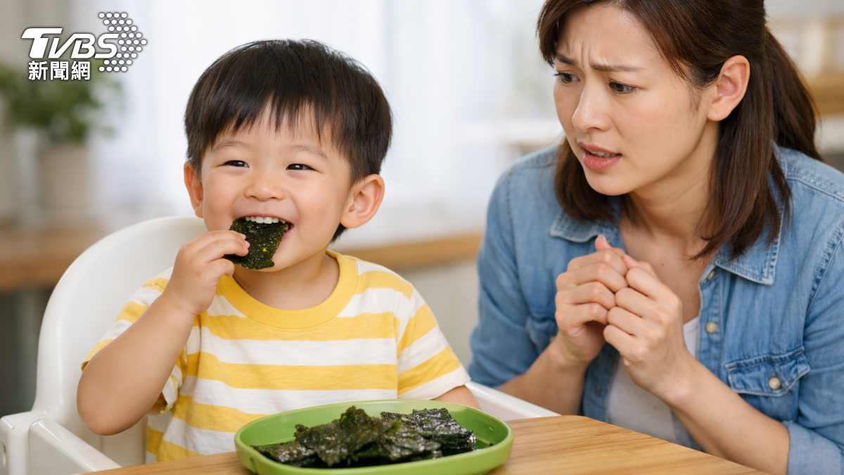 多款嬰幼兒海苔重金屬超標數倍!家長憂中毒 醫教3件事降風險