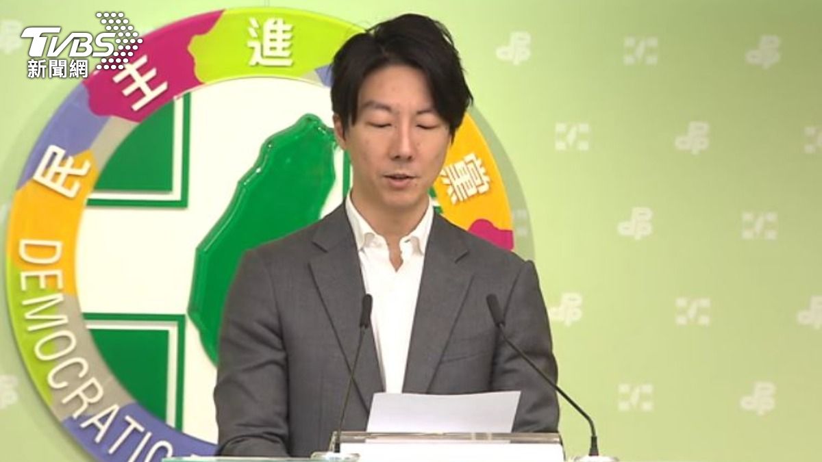 民進黨發言人吳崢。(圖/TVBS)
