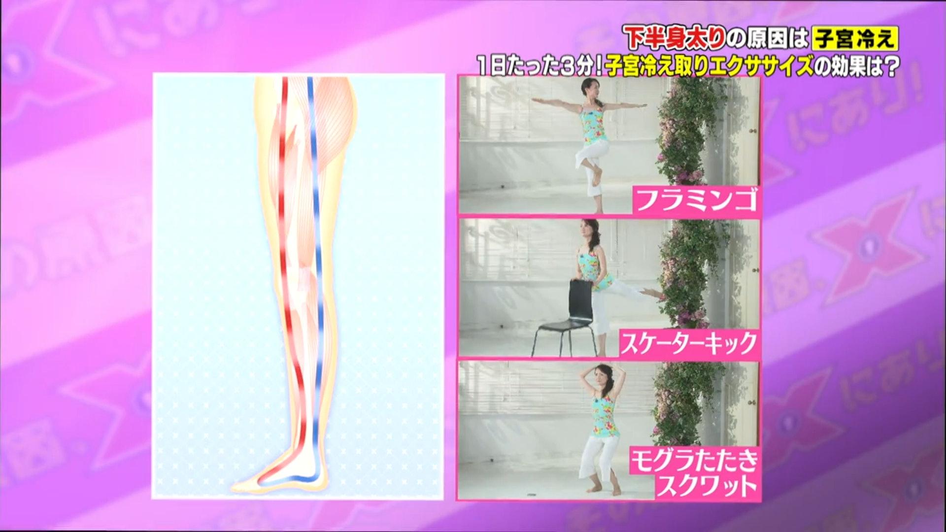  以上3組動作，能促進下半身血液流動。（圖／翻攝自節目「健康就要X」）