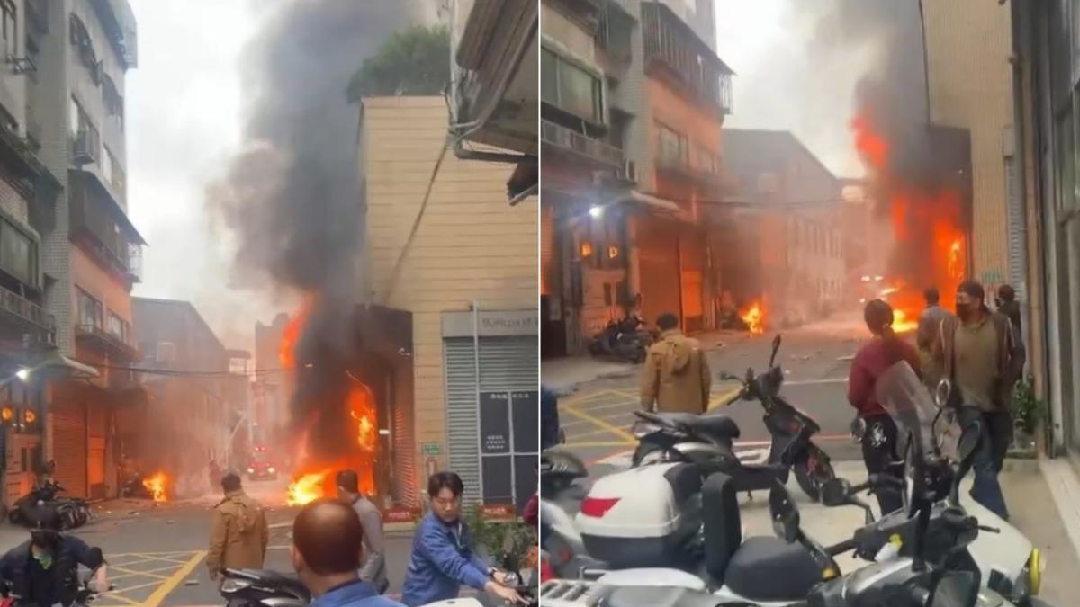 快訊/新北三重工廠火警「火舌狂竄」超嚇人 6人預防性送醫