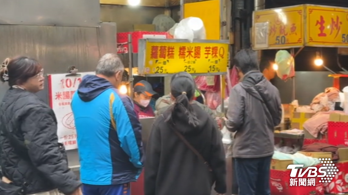 板橋黃石市場內老字號價格上漲。（圖／TVBS）