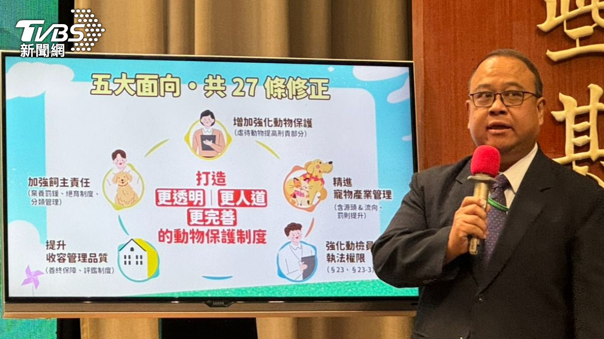 農業部動物保護司長江文全。 （圖／劉庭宇攝）