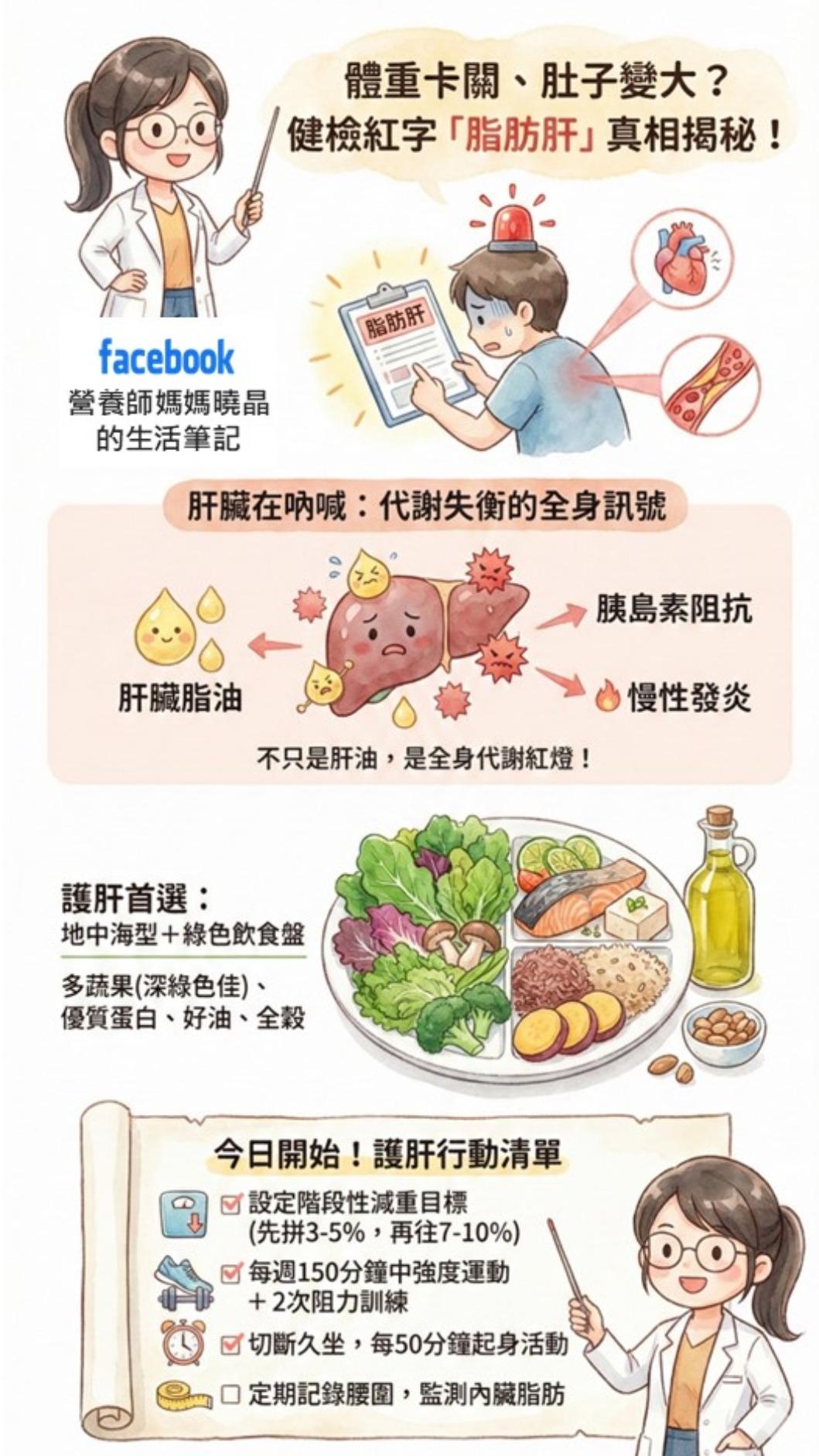 當肝臟在吶喊,就代表代謝失衡了。(圖/營養師薛曉晶提供)