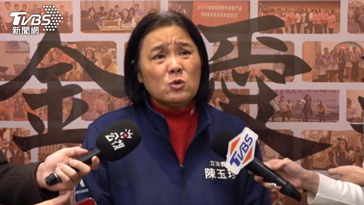 國民黨立院黨團副書記長陳玉珍。(圖/TVBS)