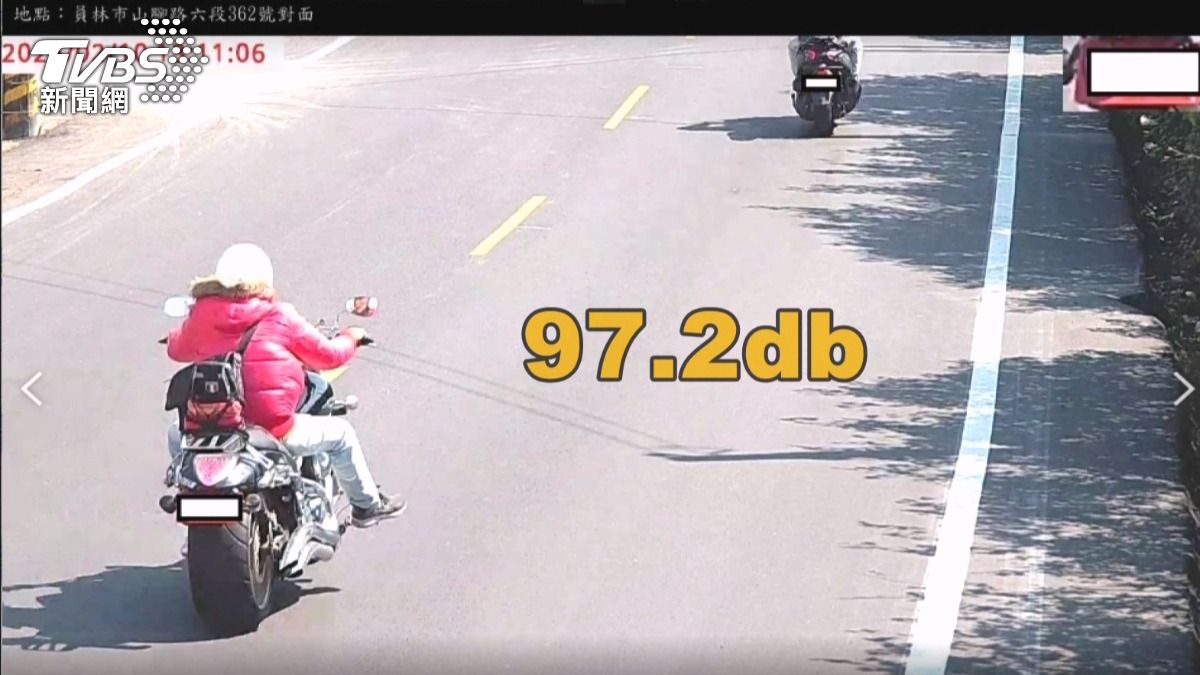 彰化縣環保局為降低改裝車造成的噪音污染，在全縣設置15套聲音照相設備。(圖／TVBS)