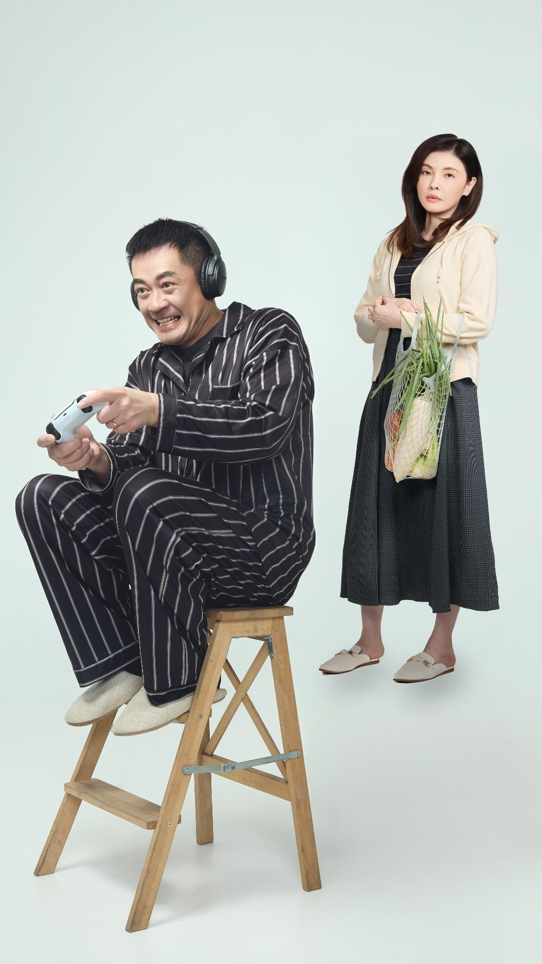 何如芸(右)、柯叔元再度合作很有默契。(圖/艾彼新創股份有限公司提供)
