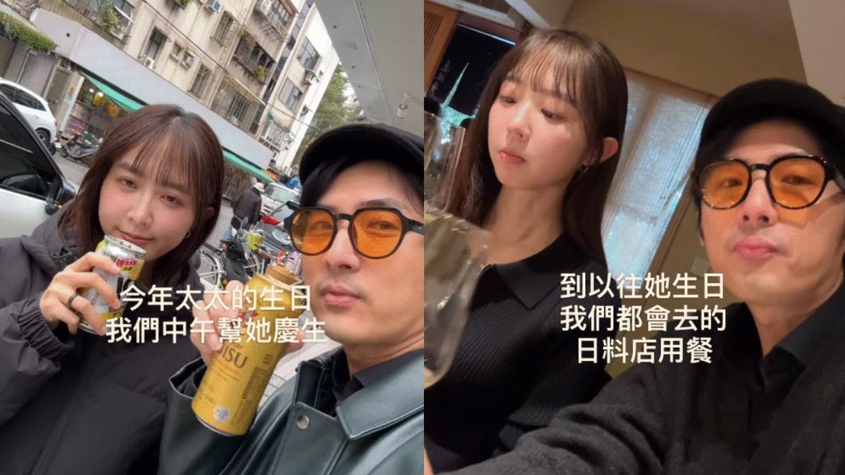 洪詩和李運慶久違的享受兩人時光。(圖/翻攝自Instagram/angelhong)