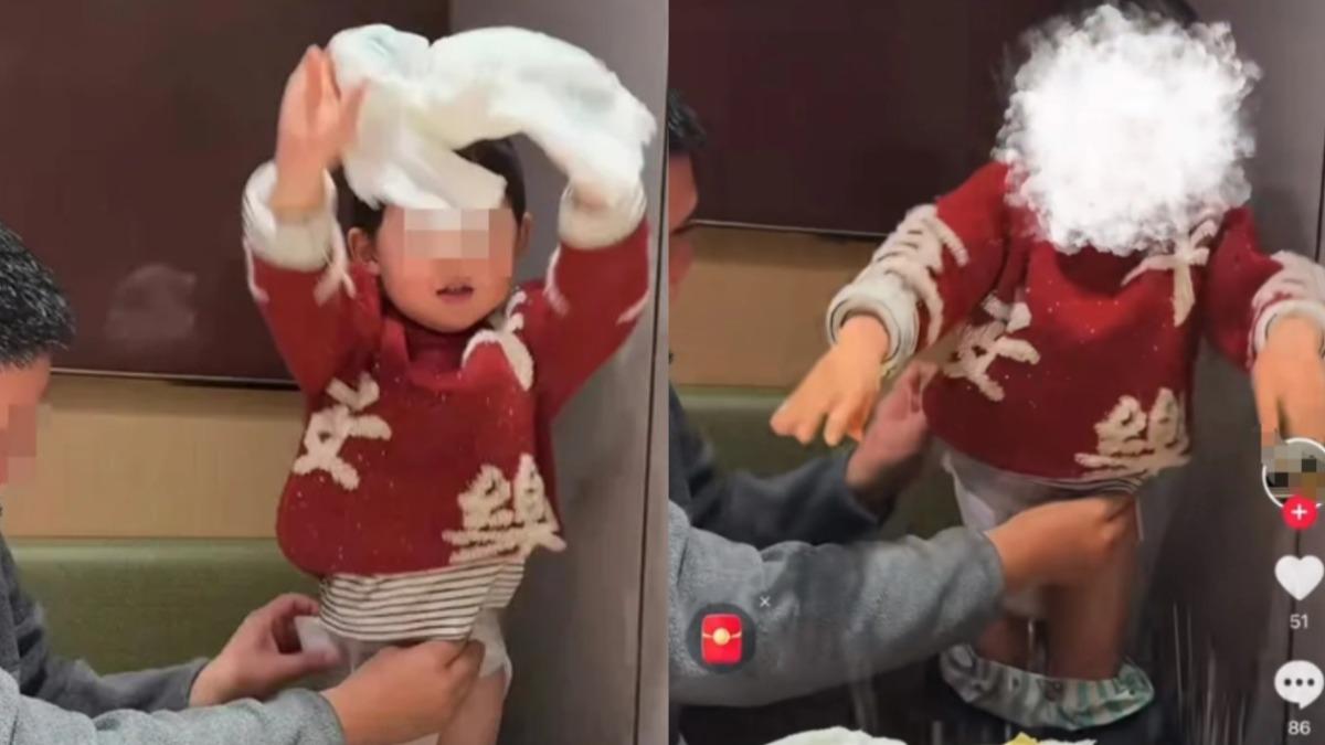 中國海底撈又被亂搞!幼童扔尿布進火鍋 白目媽PO網自爆