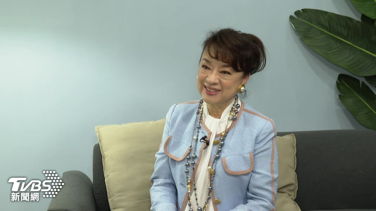 金馬影后翁倩玉接受TVBS專訪。(圖/TVBS)