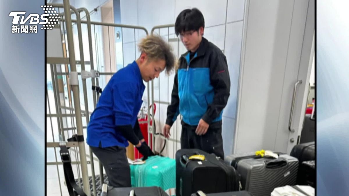 台灣旅客回想當下情況,很感動幫忙運送行李的日本工作人員,飛奔送到機場。(圖/當事人提供)