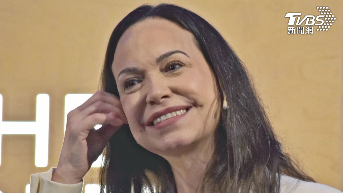 委內瑞拉反對黨領袖馬查多(María Corina Machado)。(圖/達志影像美聯社)