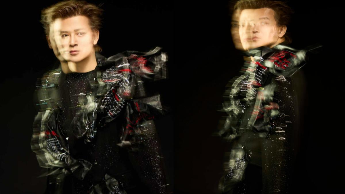 陳曉東請來林炳存操刀單曲封面,以殘影與流動光影呈現迷幻氛圍。(圖/火爆娛樂提供)
