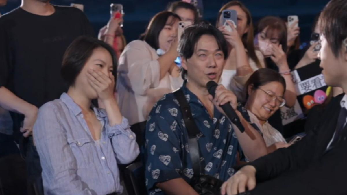 蕭煌奇去年帶妻子去看五月天大巨蛋演唱會。（圖／相信音樂提供）