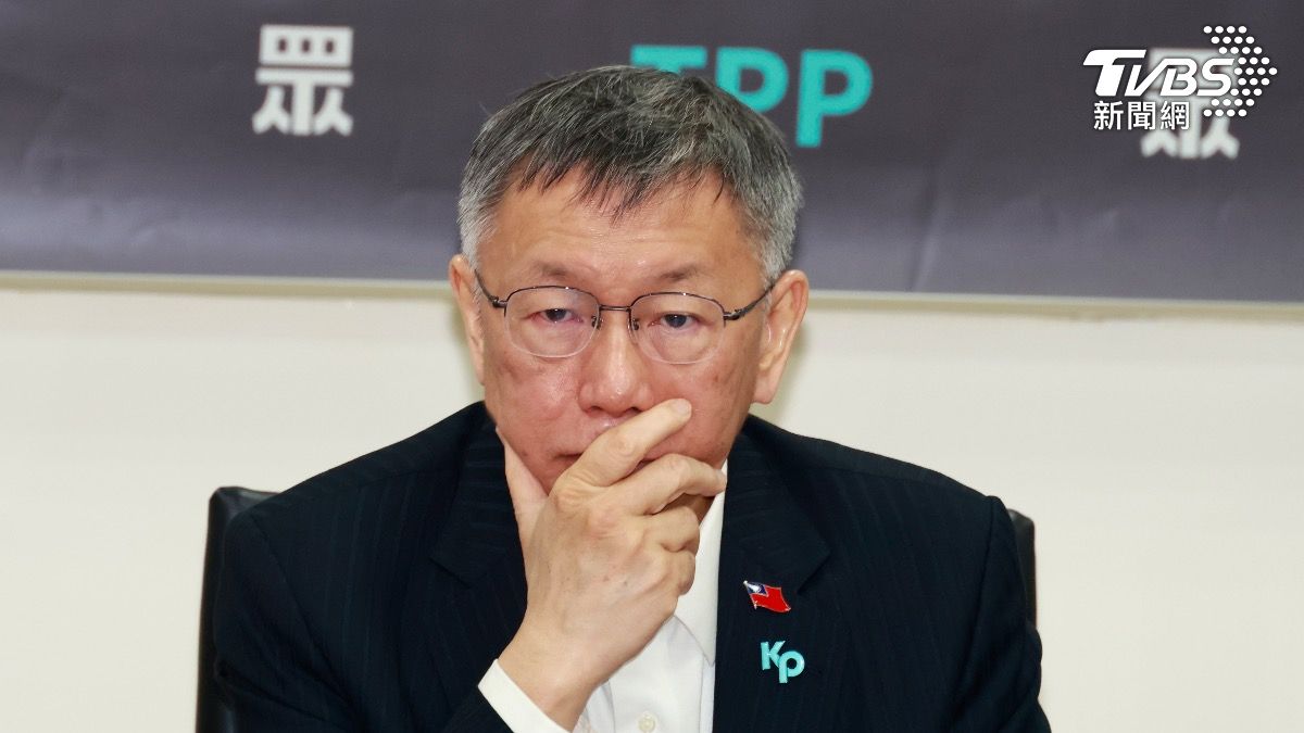 民眾黨前主席柯文哲。(圖/潘建樺攝)