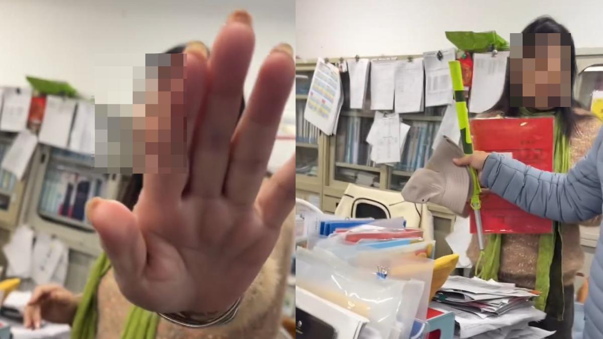 家長跟老師在學校辦公室當眾互槓。（圖／翻攝自當事家長臉書）