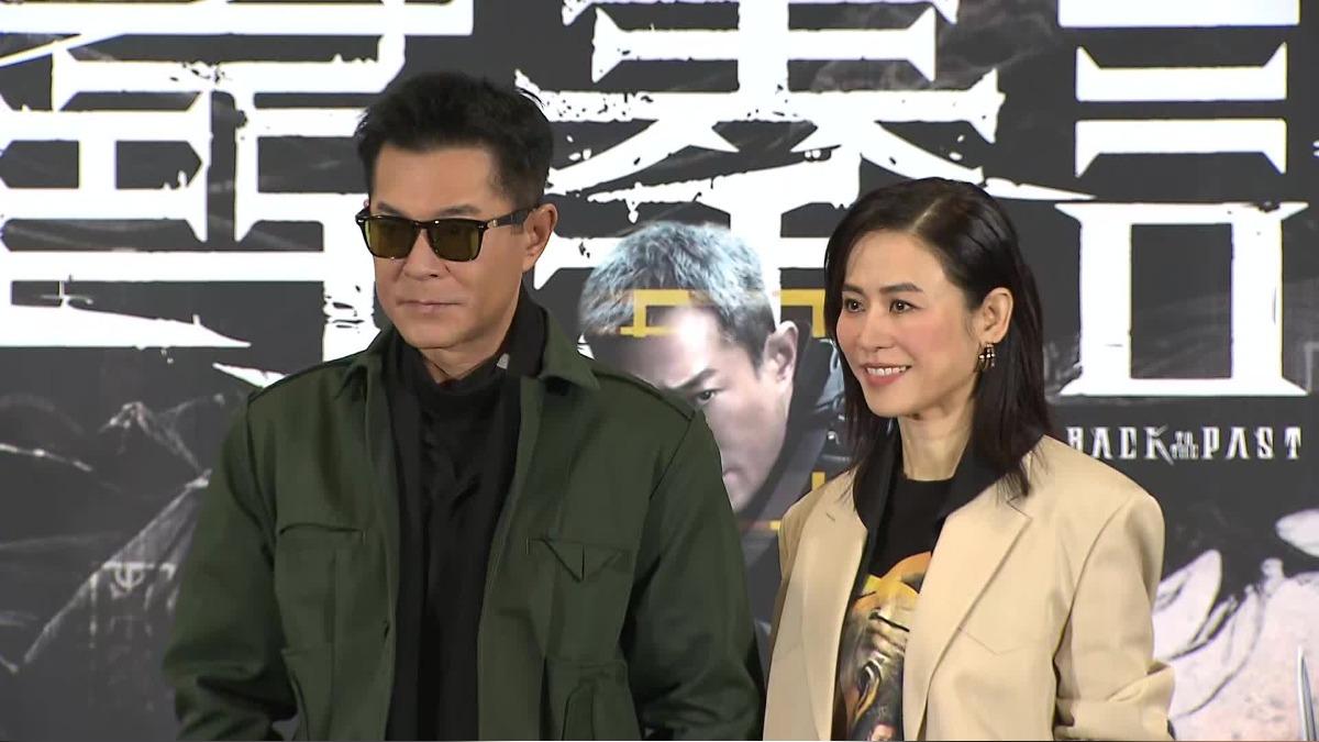 古天樂、宣萱9日再和台灣媒體見面。(圖/TVBS)