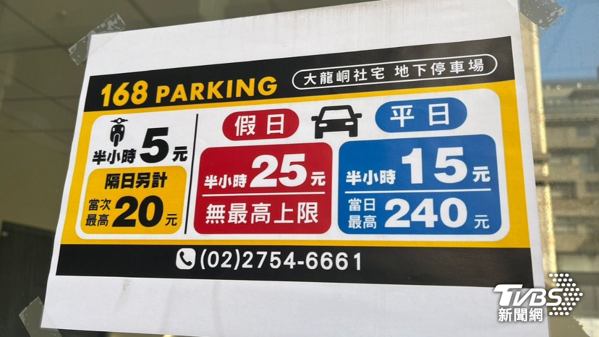 社宅地下停車場未來會開放臨停,但也引發住戶不少疑慮。(圖/TVBS)