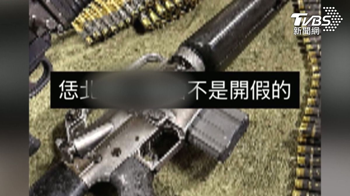雲林男與桃園幫派鬧金錢糾紛 IG秀長槍嗆聲「開40幾槍」遭逮。(圖/TVBS)