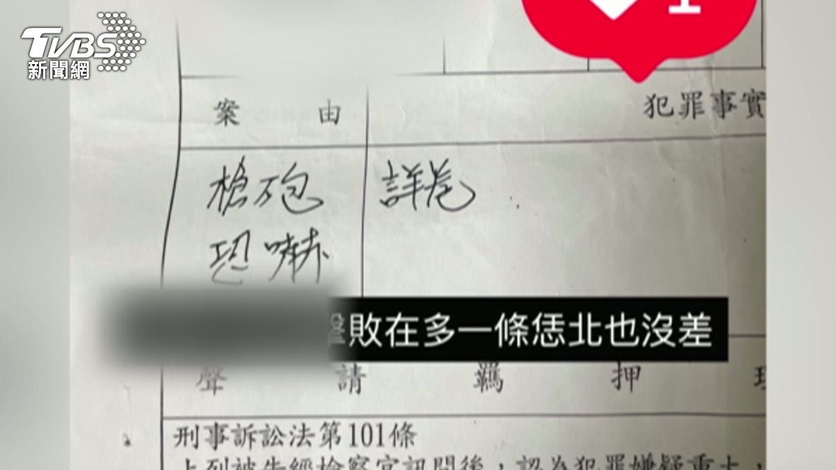 男PO長槍照嗆「開40槍」 警搜出改造槍。(圖/TVBS)