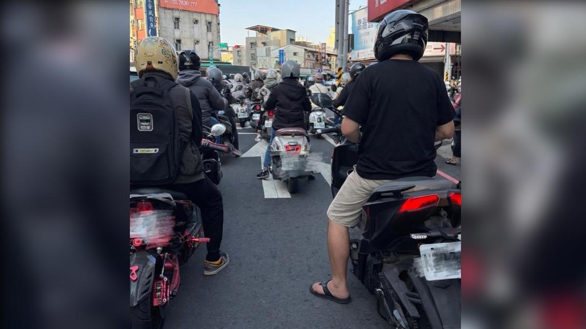 天氣-低溫特報-寒流-冷氣團-低溫-輻射冷卻-騎士-短袖短褲-夾腳拖-騎士寒流穿短袖短褲