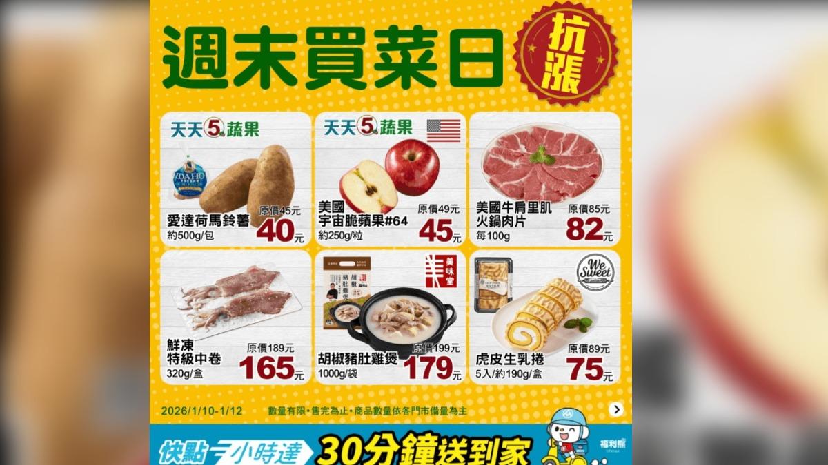 全聯抗漲專區優惠。（圖／翻攝自全聯官方line）