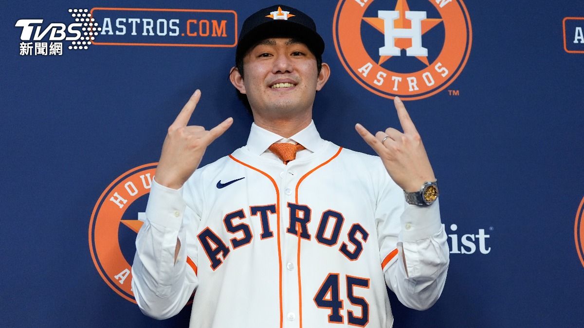 選擇45號當背號,透露今井達也的野望。(圖/達志影像美聯社)