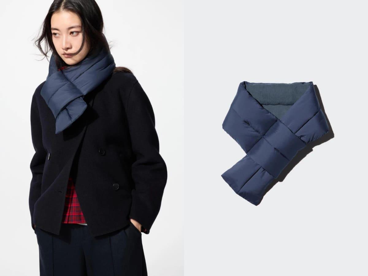 UNIQLO HEATTECH padded圍巾，NT.590。（圖／翻攝自Uniqlo官網）