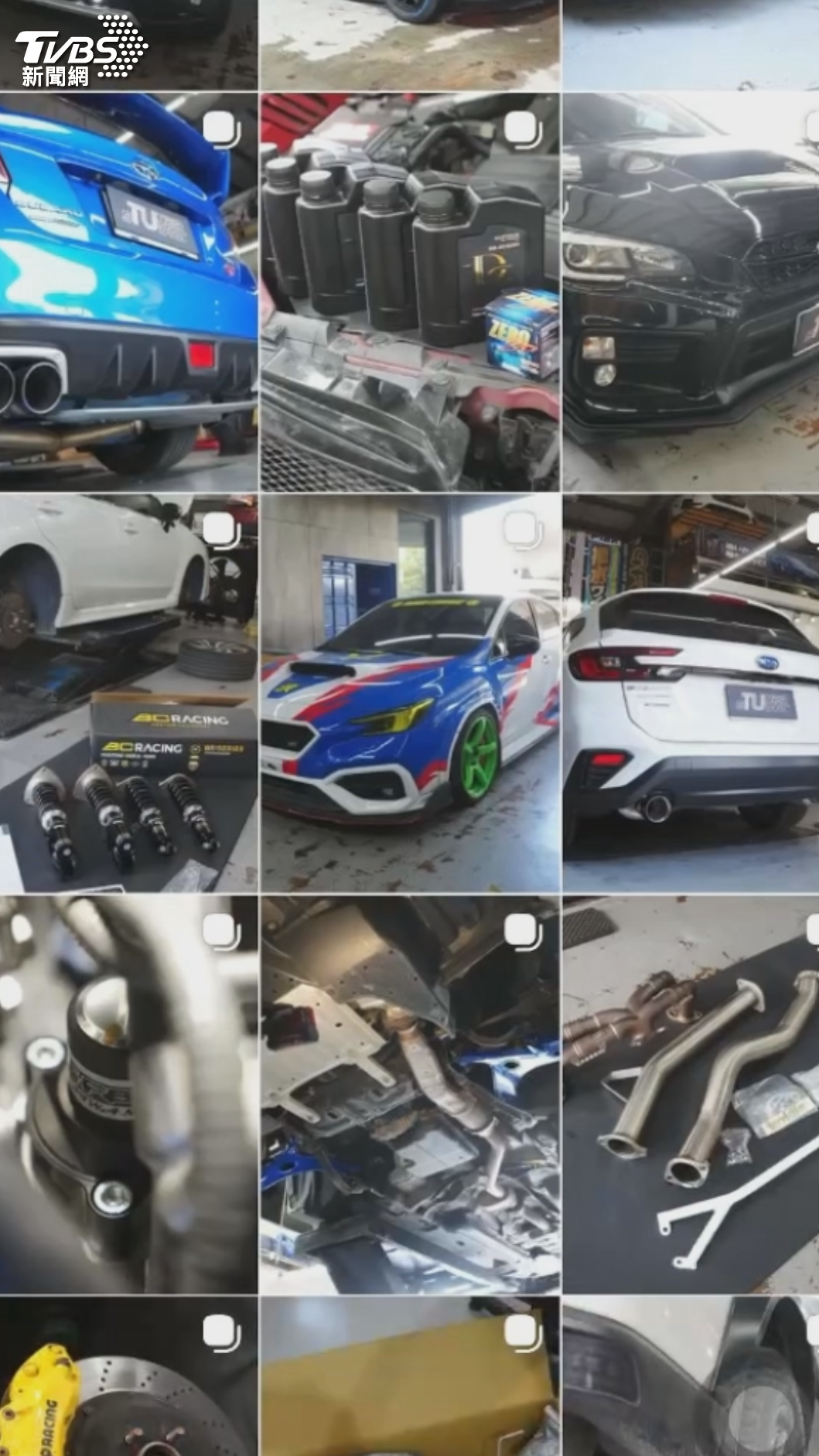 還沒燒毀前，車主將車子改裝過程紀錄下來，放在自己社群媒體。(圖／車主IG)