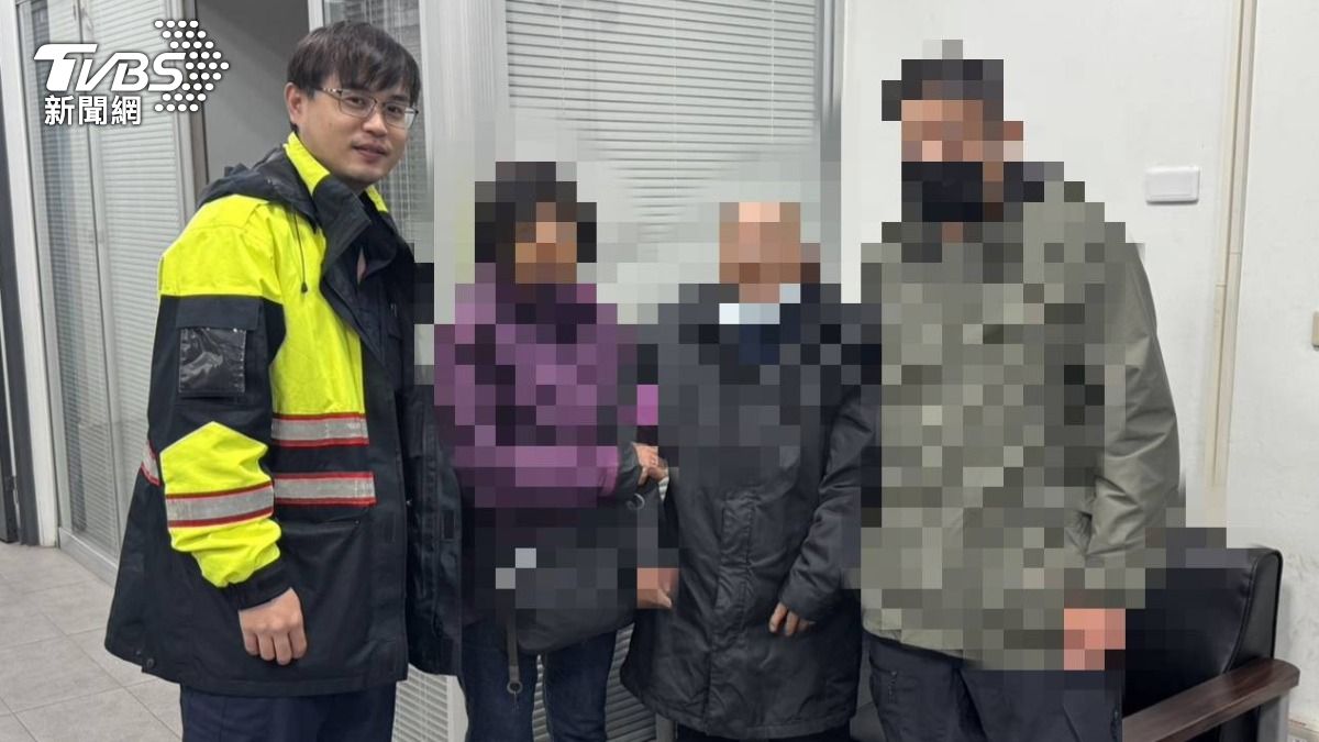 林翁妻子隨即趕赴接人,看到丈夫安然無恙後,才放下心中大石。(圖/林冠丞)