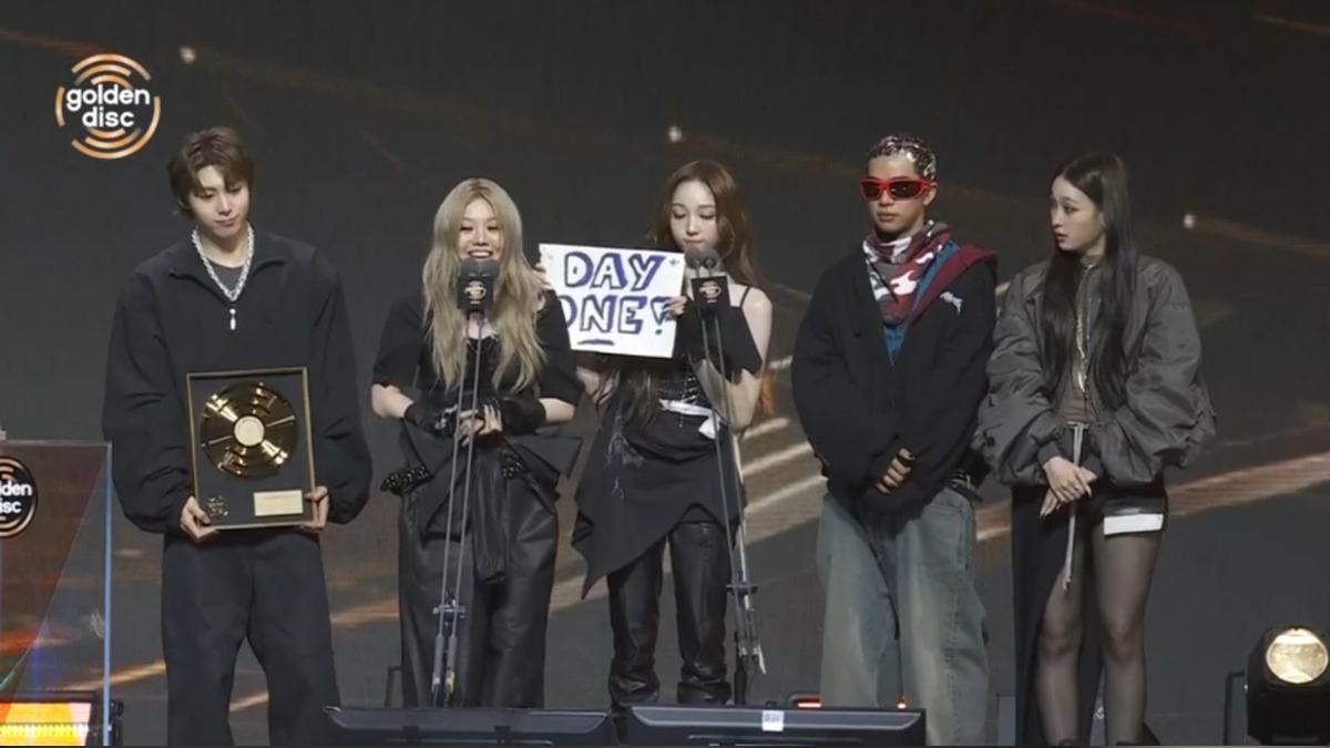 ALLDAY PROJECT奪下新人賞。（圖／TVBS、Disney+）