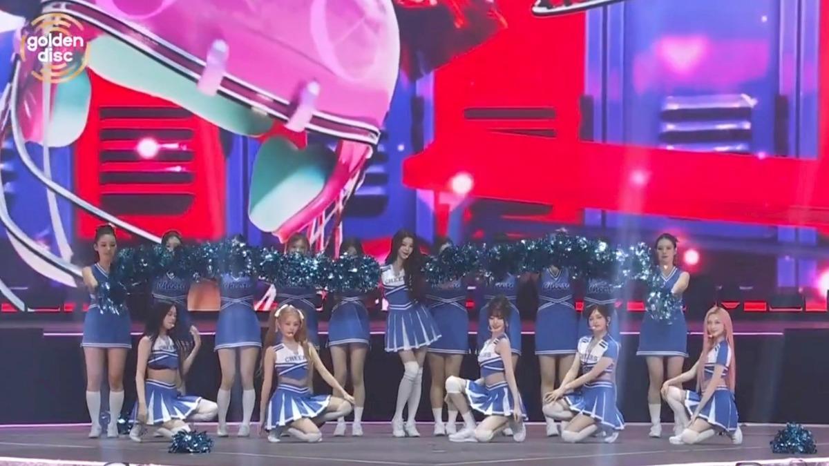 IVE。(圖/翻攝自TVBS、Disney+)