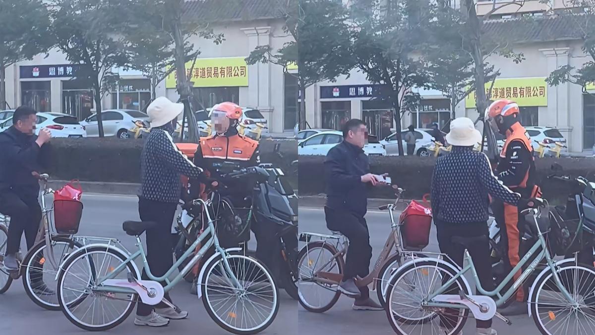 陸阿北騎車吐痰太準！一口「命中」外送員嘴　賠償金額全網抱不平