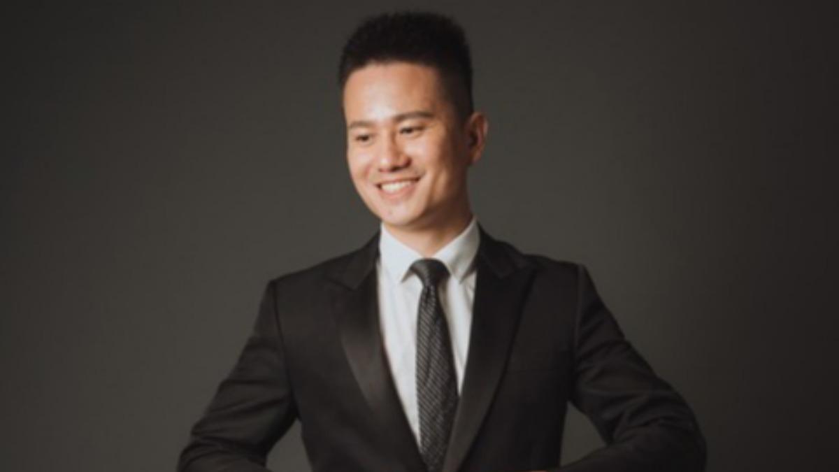 民眾黨前林口黨部副主任李道翔登記參選松信議員。(圖/翻攝自李道翔臉書)