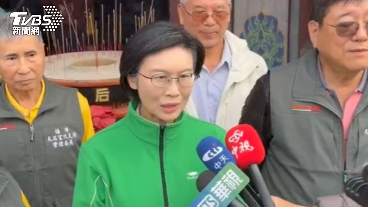 針對「接棒說」,林岱樺嚴肅回應:市長責任不是遊戲。(圖/TVBS)