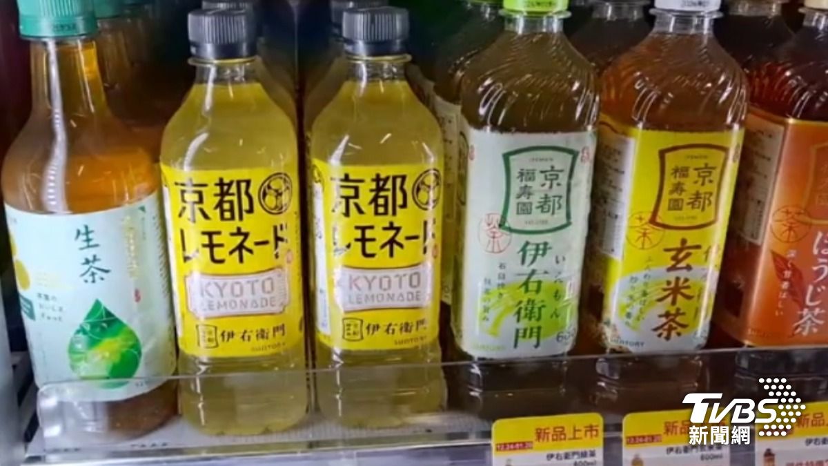 萊爾富進口日本「京都檸檬水」。(圖/TVBS)