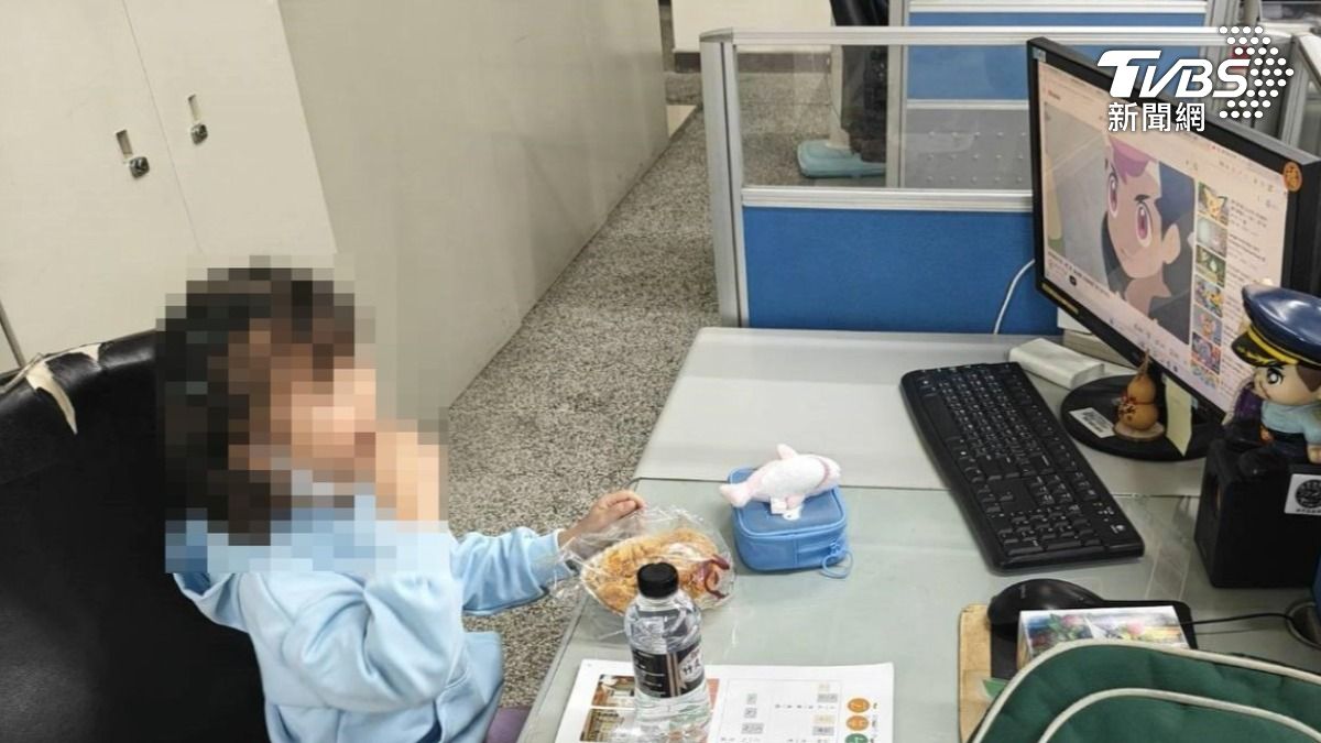 6歲女童機警電話,順利挽救陳男性命。(圖/TVBS)