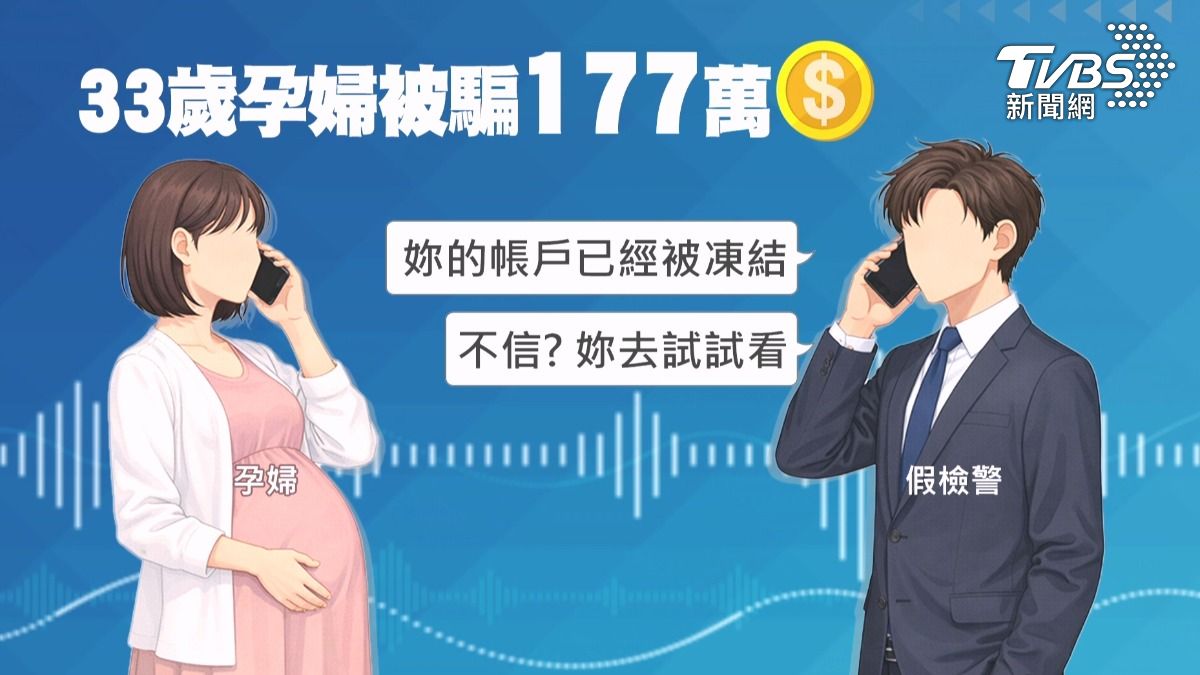 孕婦網銀遭鎖「以為帳戶真遭凍結」 假檢警詐177萬手法曝光